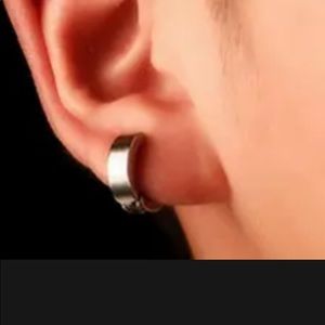 Unisex Magnetic Thick Huggie Hoop Earrings